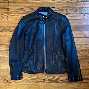 Y2K Guess Moto Leather Jacket